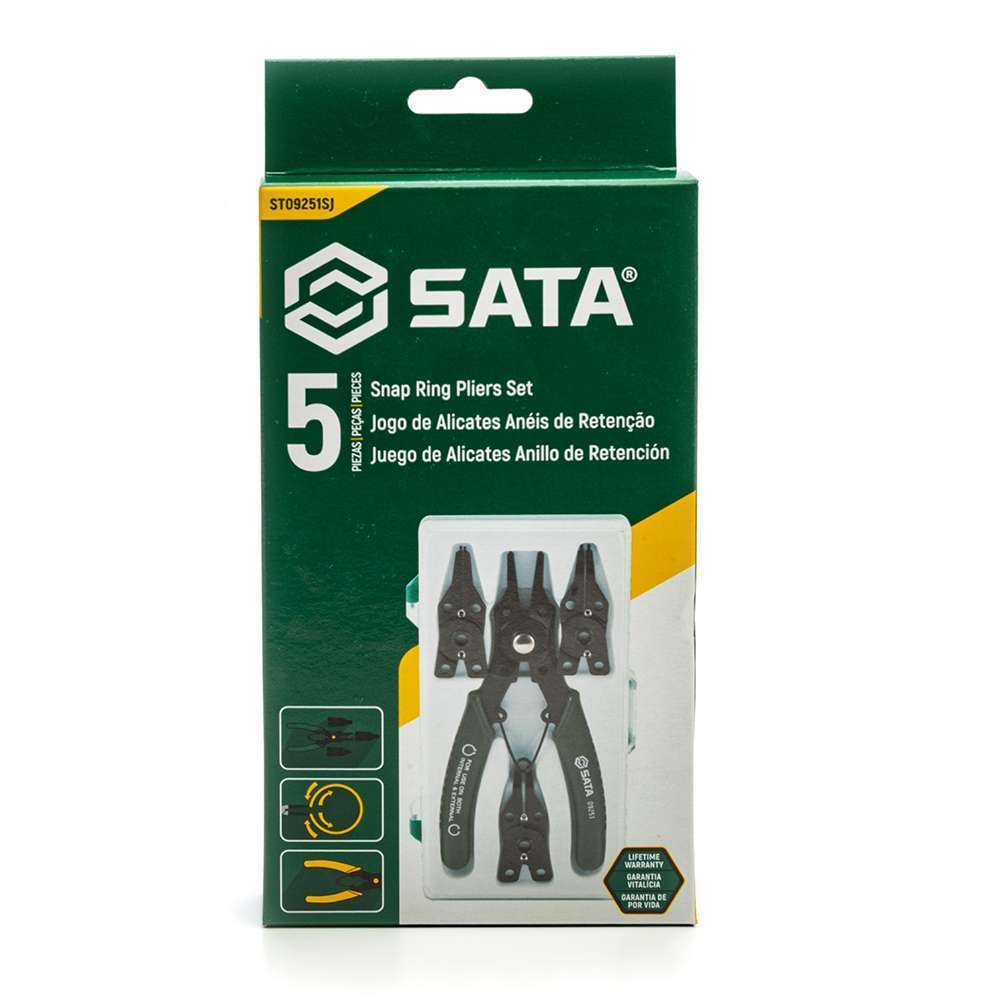 SATA Combination Snap Ring Pliers Set -5Pcs 3