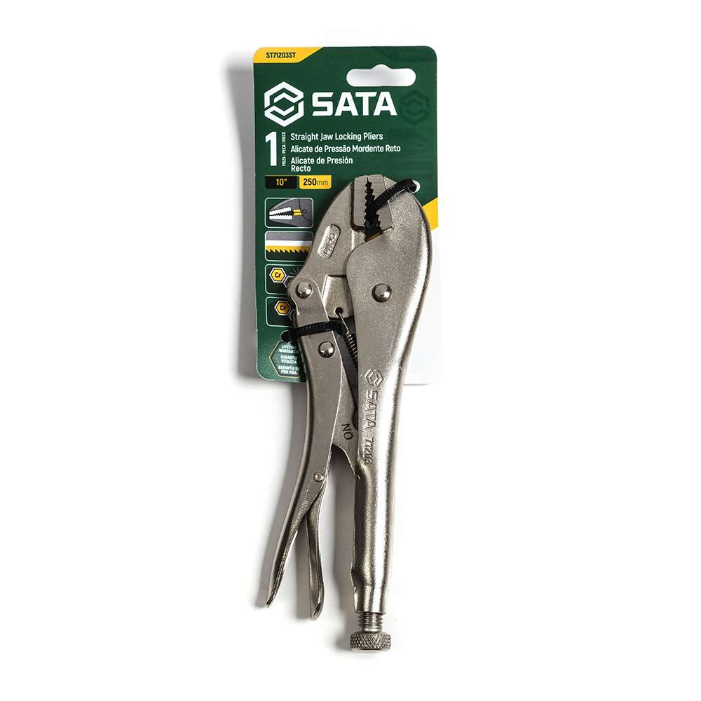 SATA 7" Straight Jaw Locking Pliers 8