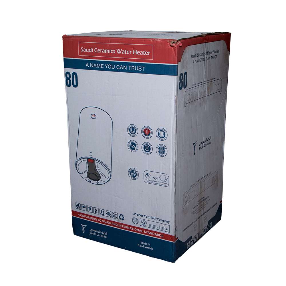 Saudi Ceramics 80L Horizontal Water Heater 2