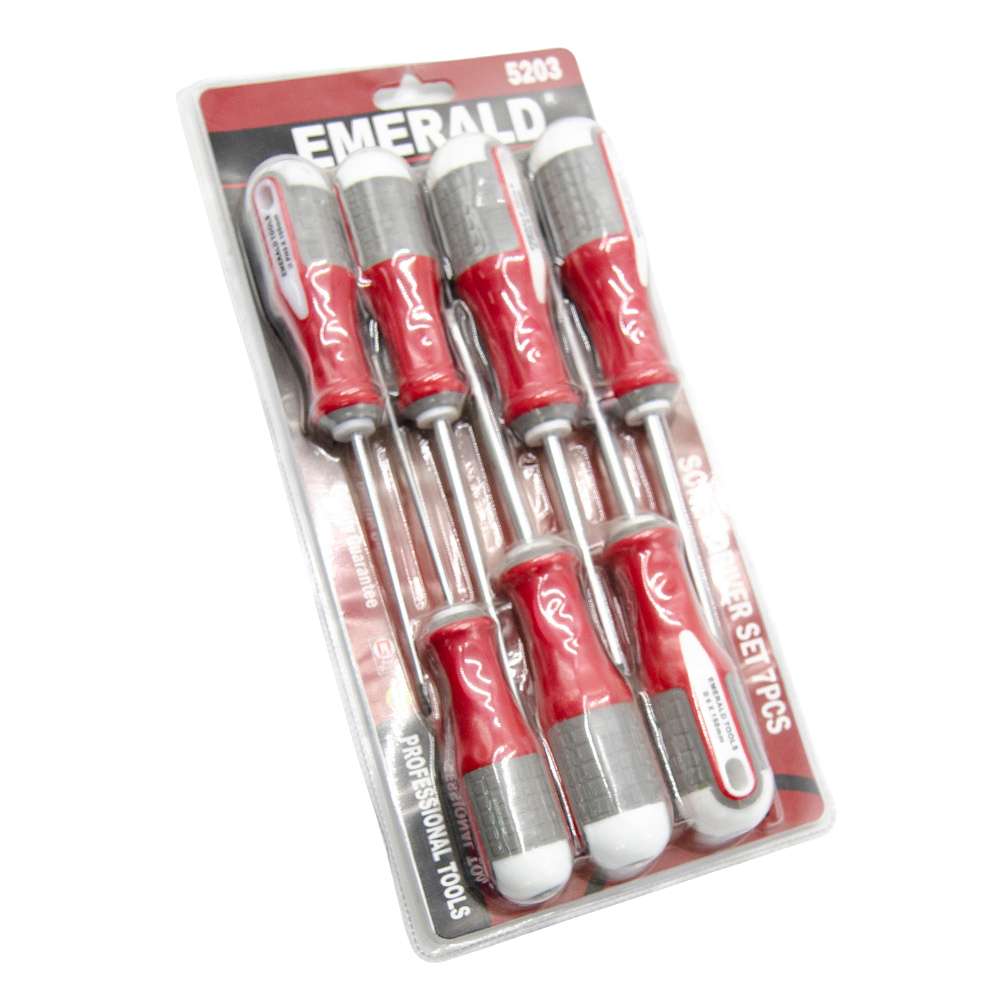 Emerald CrV Steel Screwdriver Set - 7Pcs 0