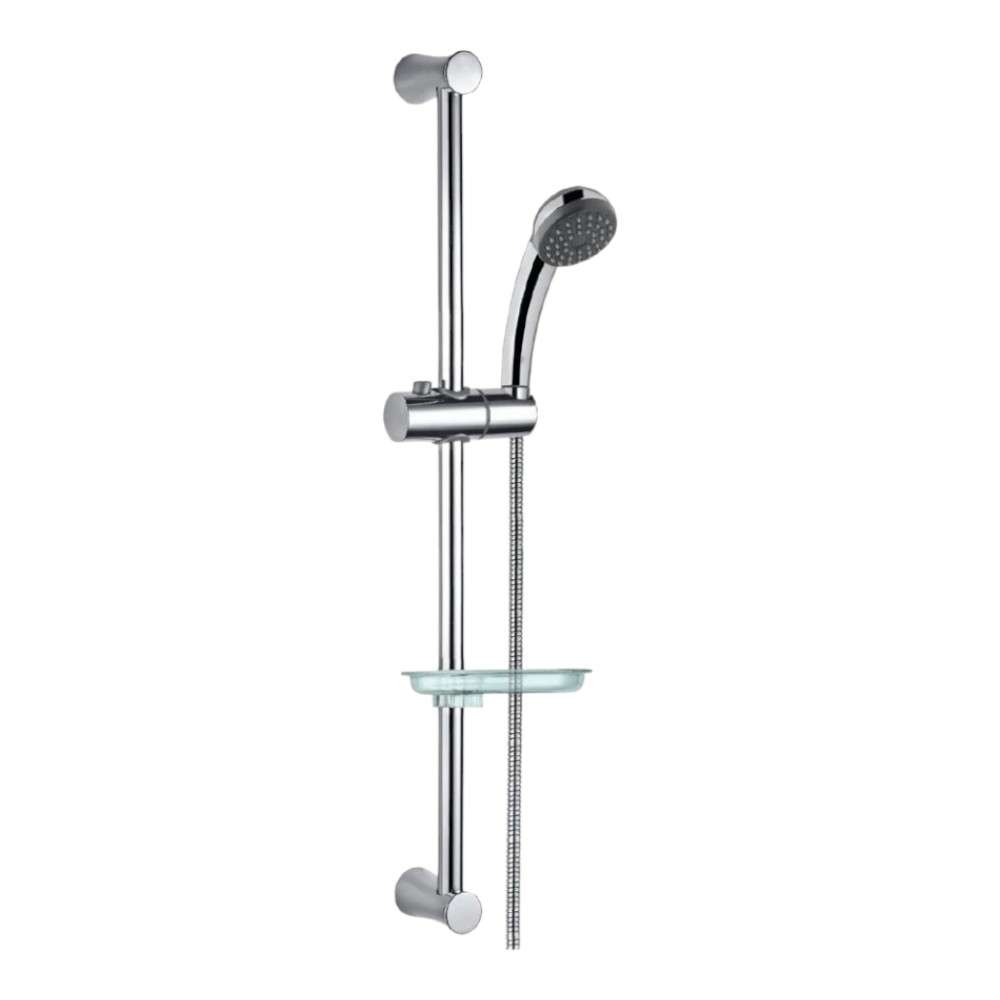Jaquar (SHA-CHR-1110E) 600 mm Slide Rail with Single function Hand Shower (EHS-551) - Chrome 0
