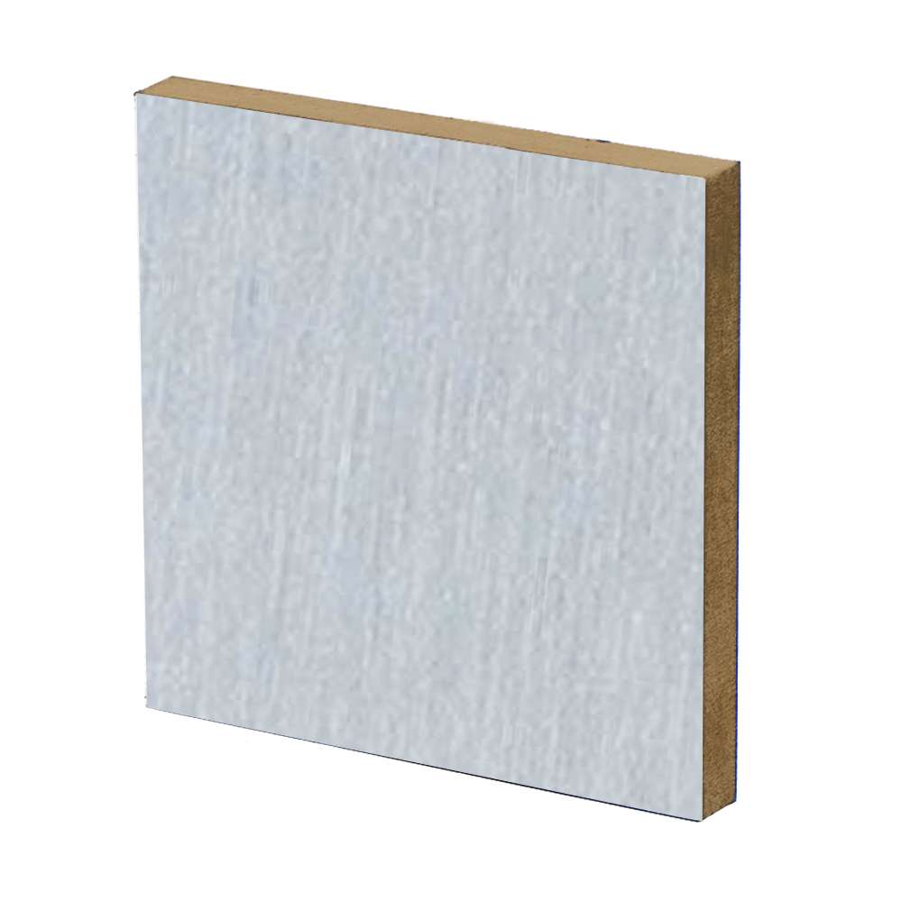 Silver Brushed Melamine MDF Sheet -18mm 1