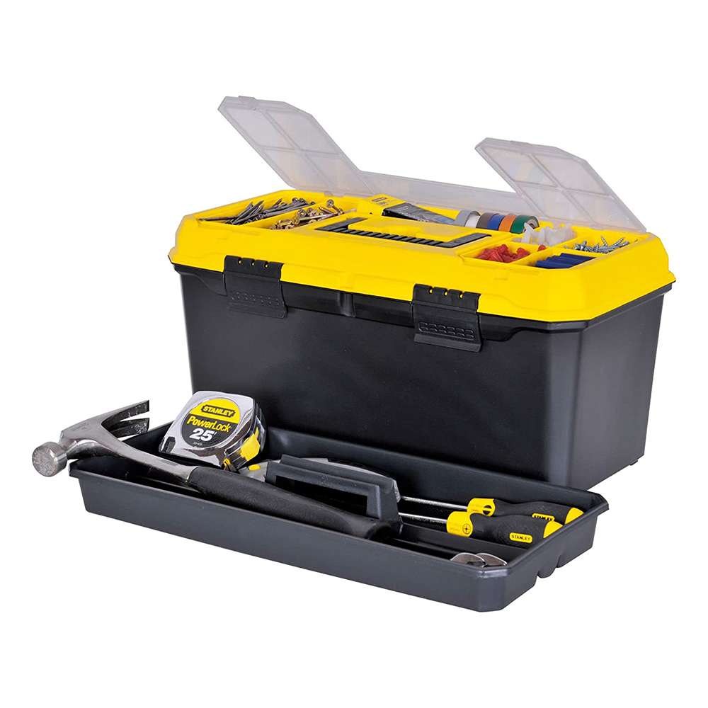 صندوق الأدوات و العدة من ستانلي باللونين الأسود و الأصفر قياس (19") موديل (1-71-950) 5