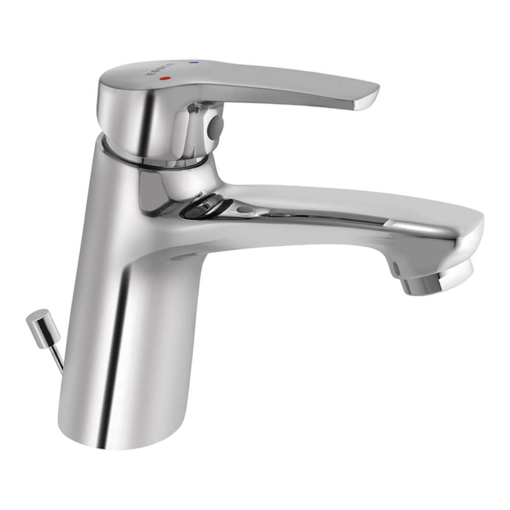 Essco Jaquar (STE-CHR-107051B) 375 mm Long Braided Hoses & Single Lever Basin Mixer with Popup Waste - Chrome 0