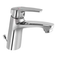 Essco Jaquar (STE-CHR-107051B) 375 mm Long Braided Hoses & Single Lever Basin Mixer with Popup Waste - Chrome