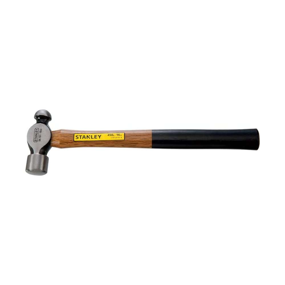 Stanley STHT54191-8 Ball Pen Hammer 16oz with Wooden Handle 0