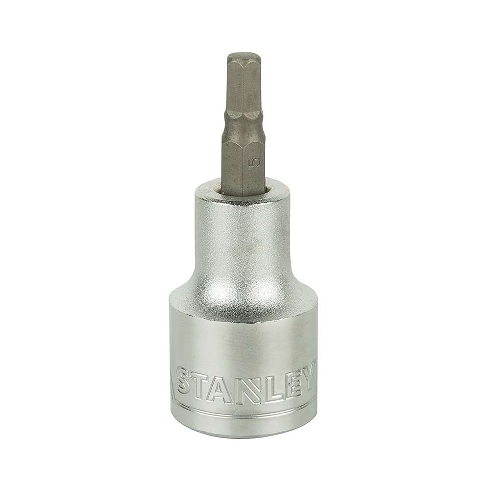 Stanley 1/2" Hexagonal Bit Sockets S2 Steel Bit - 5mm 4