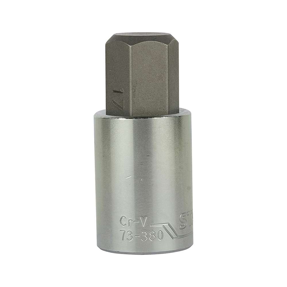 Stanley 1/2" Hexagonal Bit Sockets S2 Steel Bit - 17mm 0