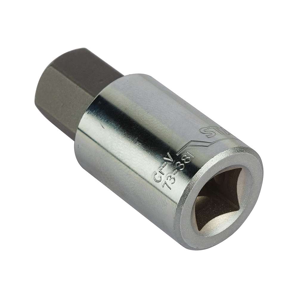 Stanley 1/2" Hexagonal Bit Sockets S2 Steel Bit - 19mm 2