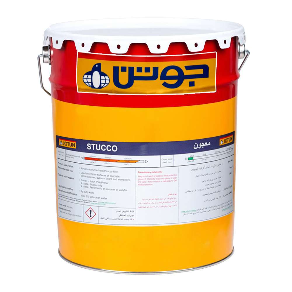 Jotun Stucco Filler, 18 L, Smooth Base, Easy Sanding 1