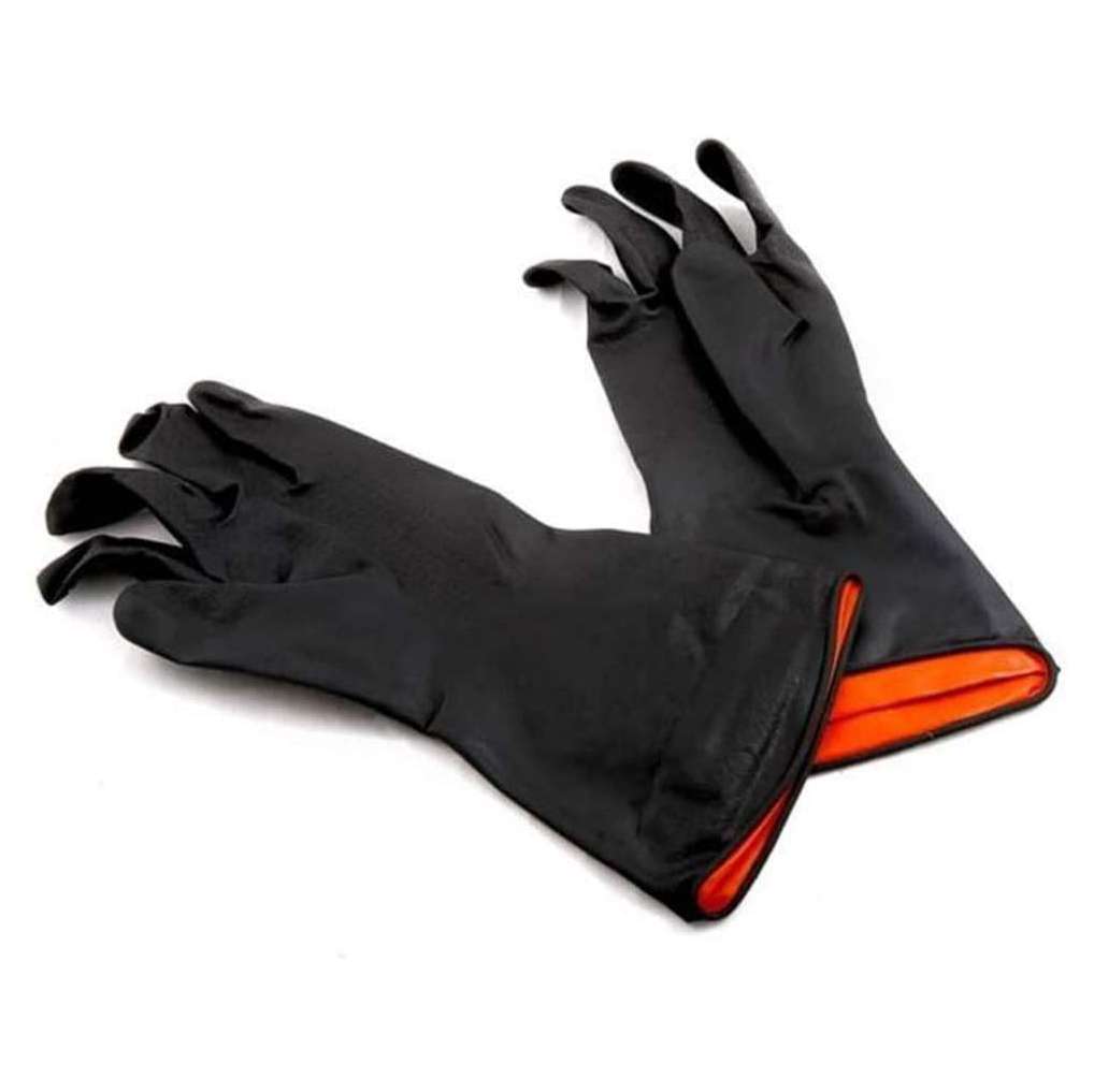 Latex Rubber Gloves 100 Gram- Black 0