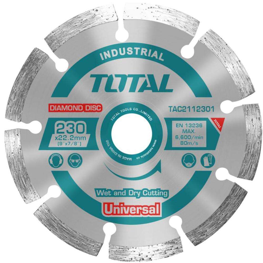 Total TAC2112301 9 Inch X 22MM Dry Diamond Disc 0