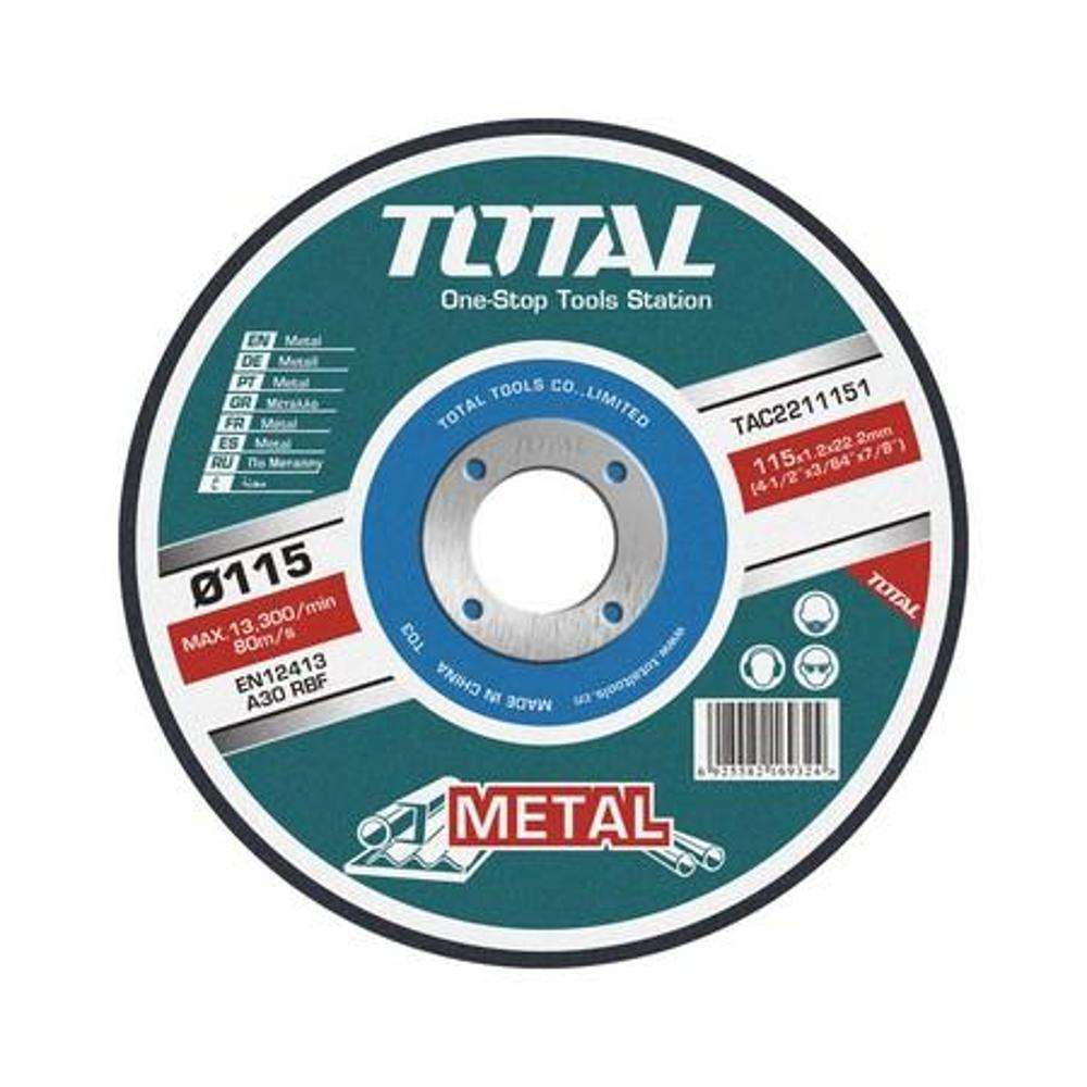 Total TAC2211801 7Inch X 3MM Abrasive Metal Cutting Disc 0