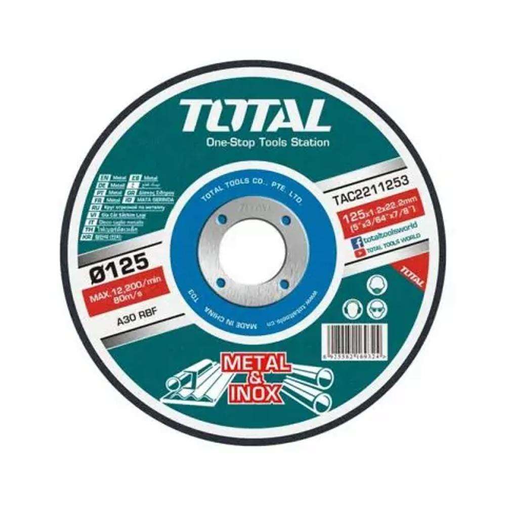 Total Flat Centre Abrasive Metal Cutting Disc