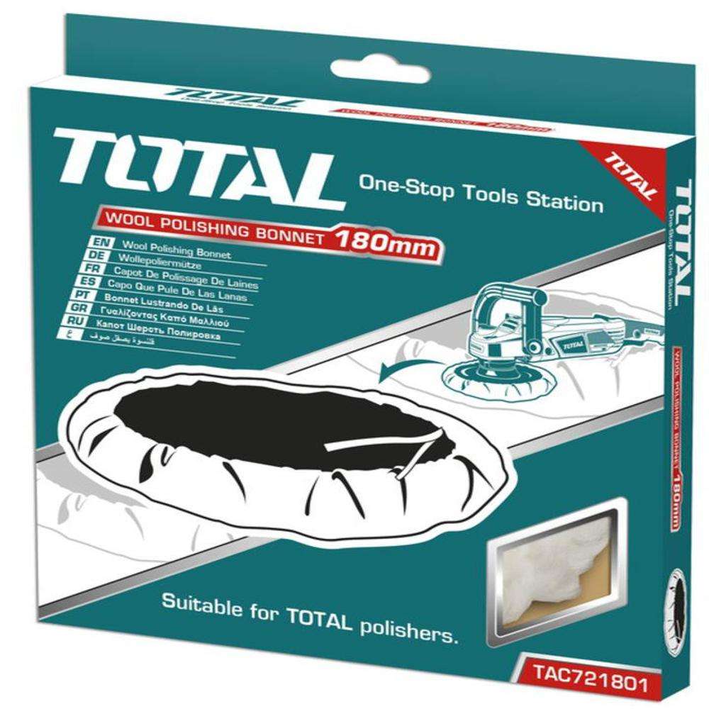 Total TAC721801 180MM Wool Polishing Bonnet 0