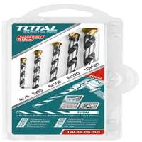 Total TACSD5055 Masonary Drill Bit Set 5Pcs