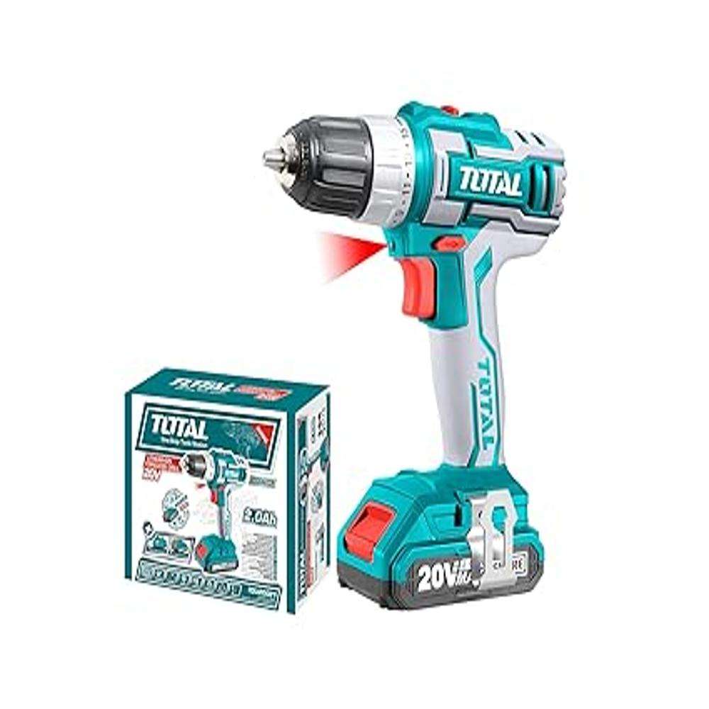 Total TDLI20011 20V Lithium-Ion Cordless Drill With 1.5AH Battery 0