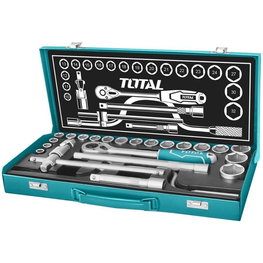Total THT141253 1/2 Inch Socket Set 24Pcs 0