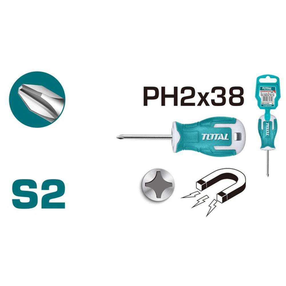 Total THT26PH2038 6MM X 38MM Philips Screwdriver 0