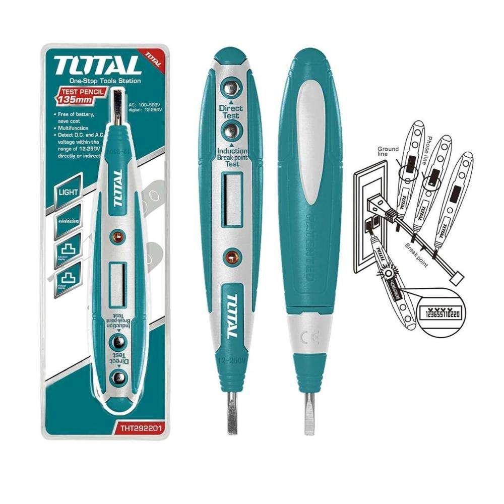 Total THT292201 100V - 500V Digital Test Pencil 0