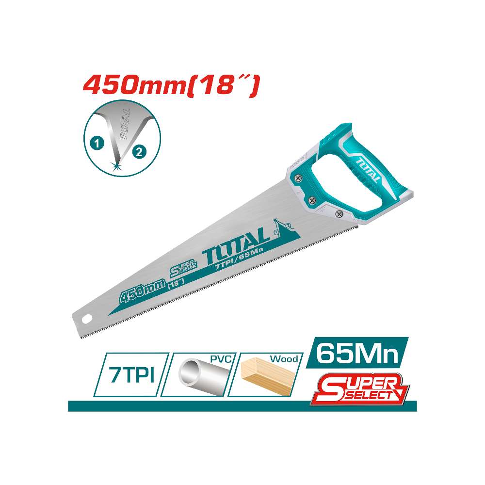 Total THT55450 18 Inch Hand Saw