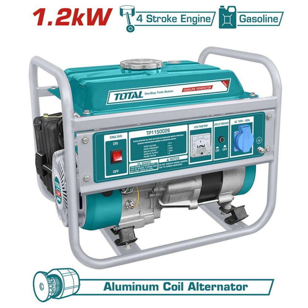 Total TP155001 5.5 KW Gasoline Generator 0