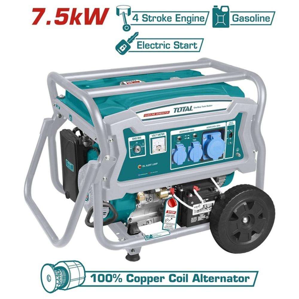 Total TP175006 7.5KW Gasoline Generator 0