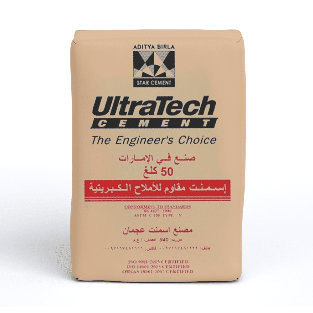 UltraTech 50Kg Sulfate-Resistant Portland Cement 1