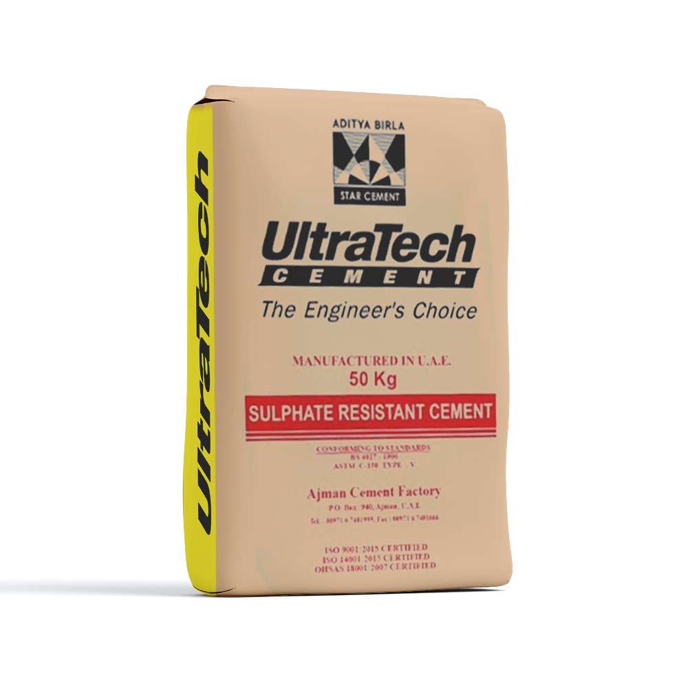 الأسمنت البورتلاندي المقاوم للكبريتات (SRC) من (UltraTech Star) بوزن (50Kg) 2