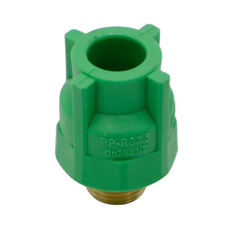 وصلة تحويل ذكر مصنوعة من (PPR ) ذات سطح داخلي قوي و سلس قياس ("40MM X 1 1/4) 2