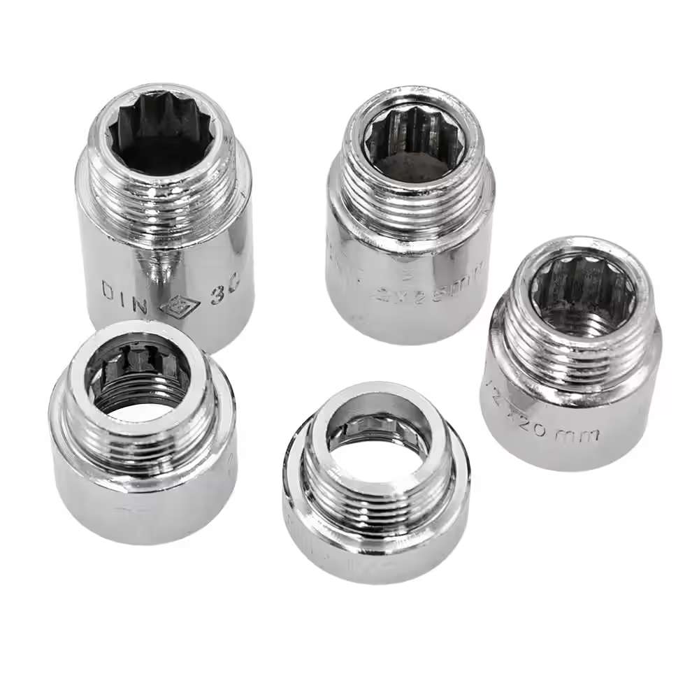 وصلة تمديد بارزة (C.P) قياس (1/2") طول (15MM) 2