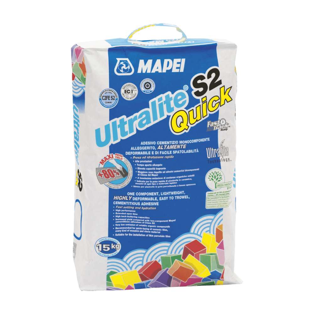 Mapei Ultralite S2 Quick Bianco Sac.15Kg 0