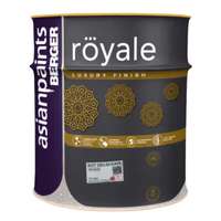 Asian Paints Berger Royale Gloss Enamel, 1L, Red, High Gloss Enamel, Interior Wood & Metal