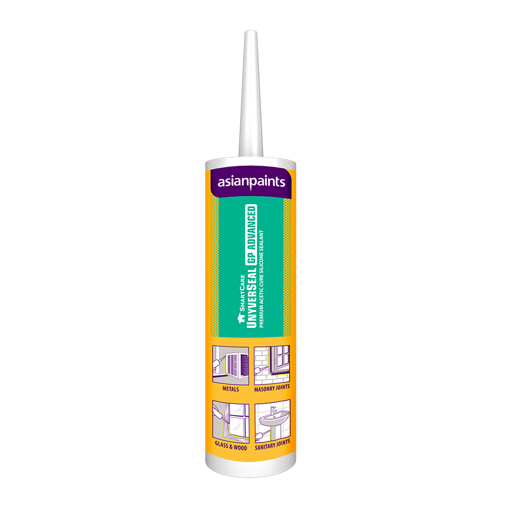 Asian Paints Berger SmartCare UnyverSeal GP Advanced Silicone Sealant 280 ML, Black /Cartridge 0