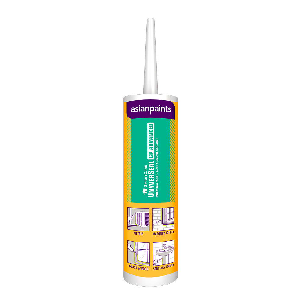 Asian Paints Berger SmartCare UnyverSeal GP Advanced Silicone Sealant 280 ML White /Cartridge 0