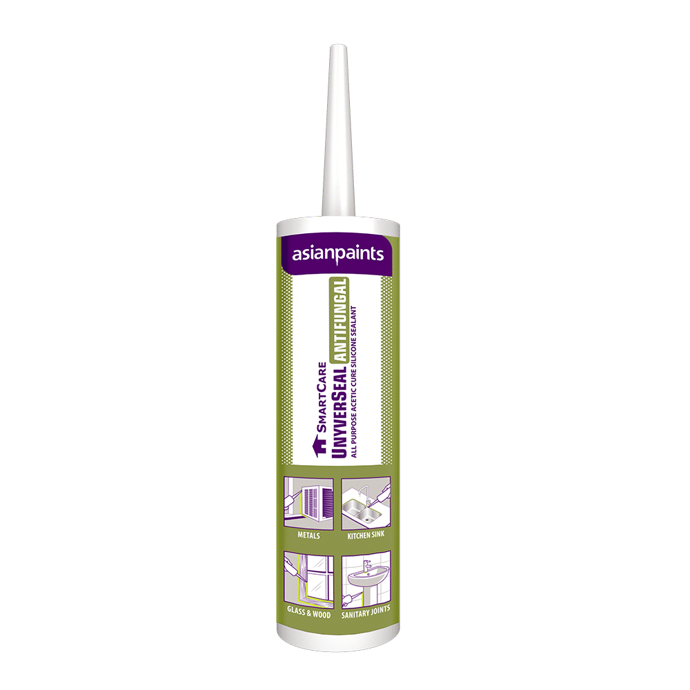 Asian Paints Berger SmartCare UnyverSeal Anti Fungal Silicone Sealant 280 ML Beige/Cartridge 0