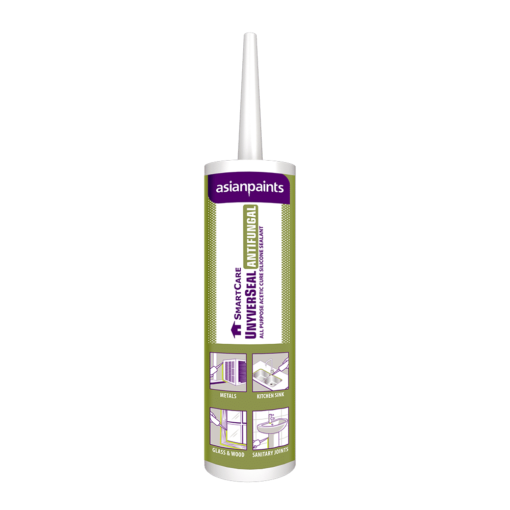 Asian Paints Berger SmartCare UnyverSeal Anti Fungal Silicone Sealant 280 ML Brown /Cartridge 0