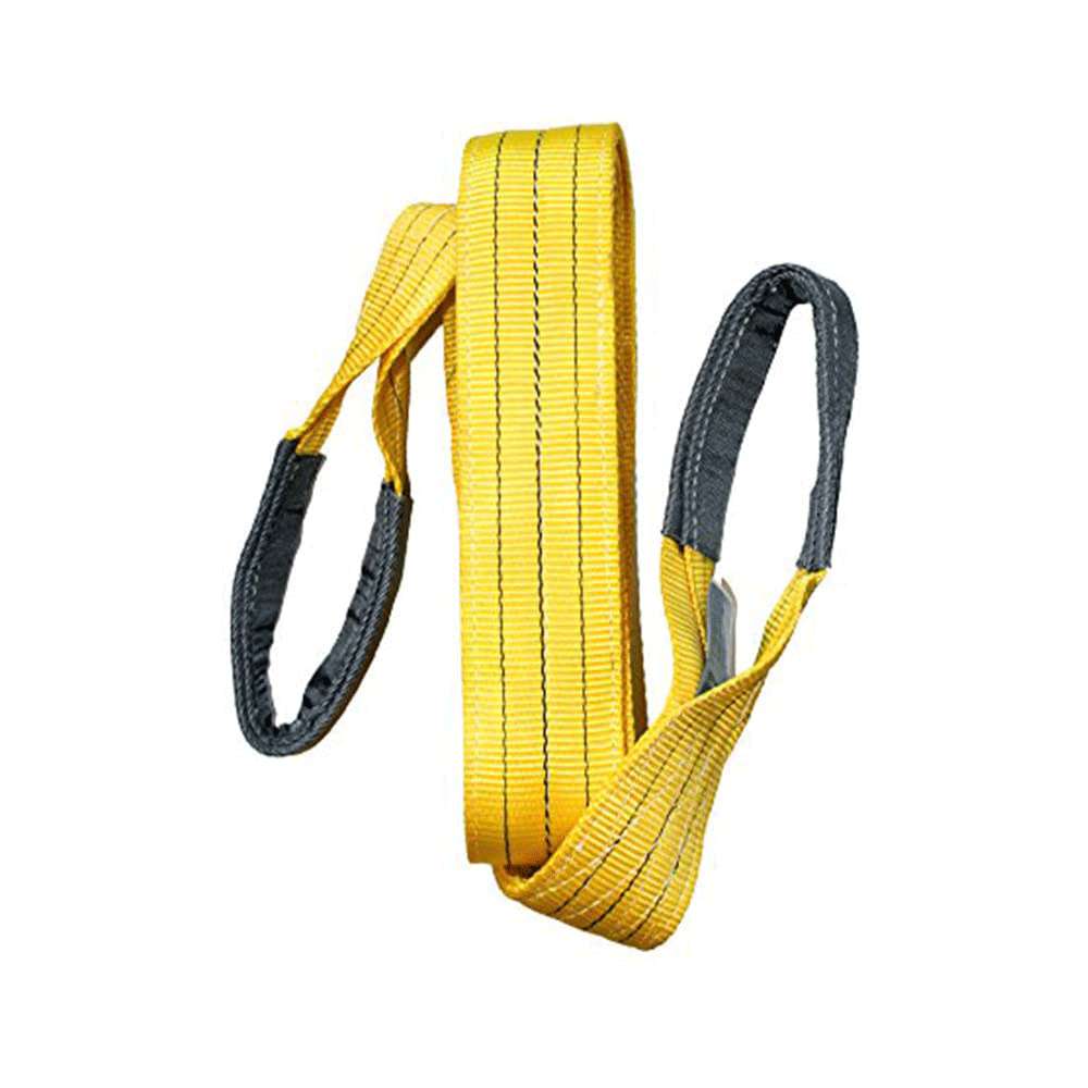 3 m Polyester Flat Woven Webbing Belt (Sling's) 3 Ton Capacity - Yellow 0