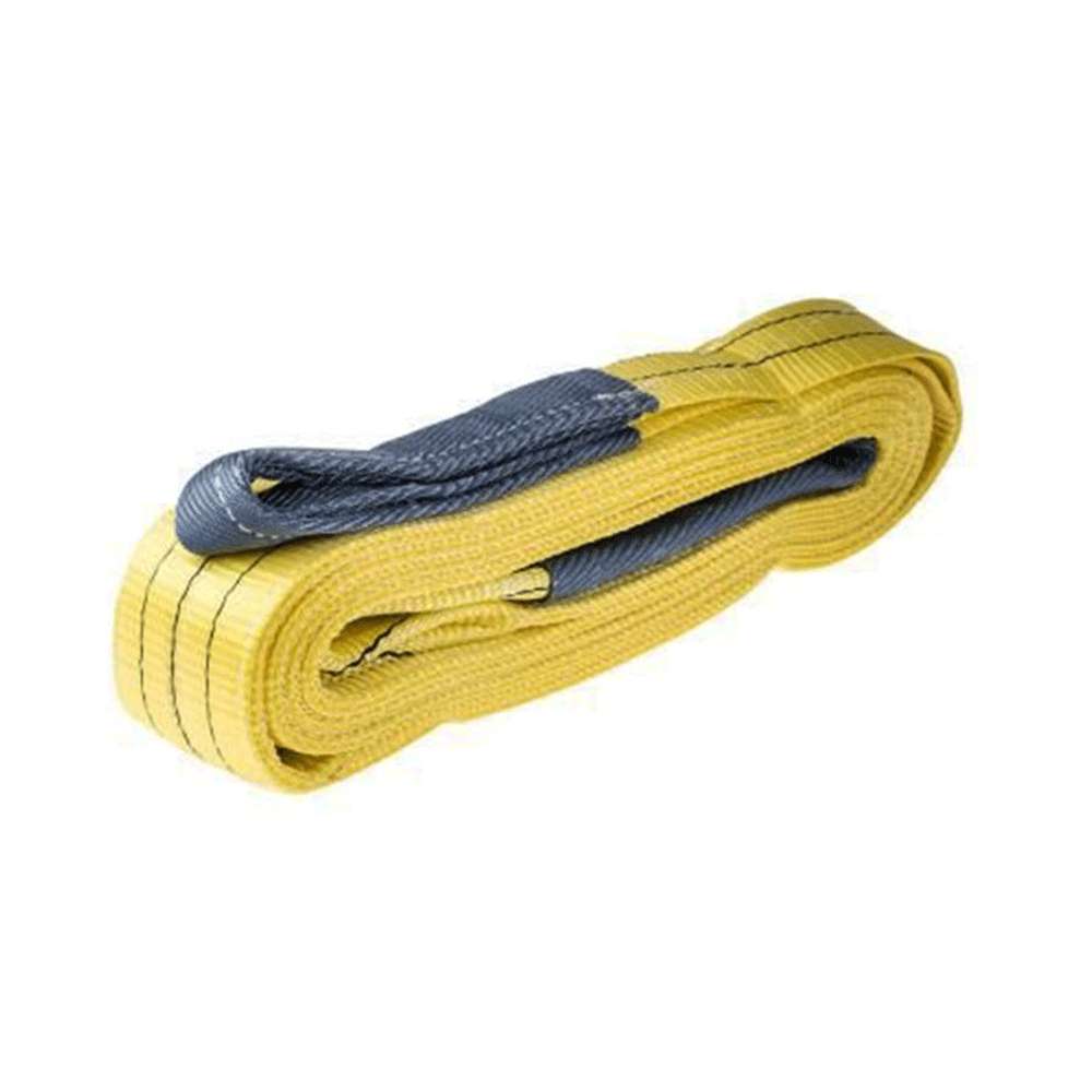 3 m Polyester Flat Woven Webbing Belt (Sling's) 3 Ton Capacity - Yellow 2