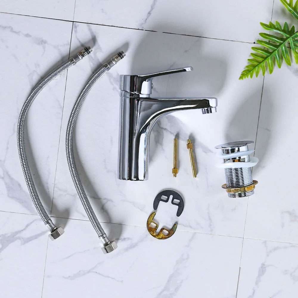 Milano Eco Diva Basin Mixer Tap Set 4