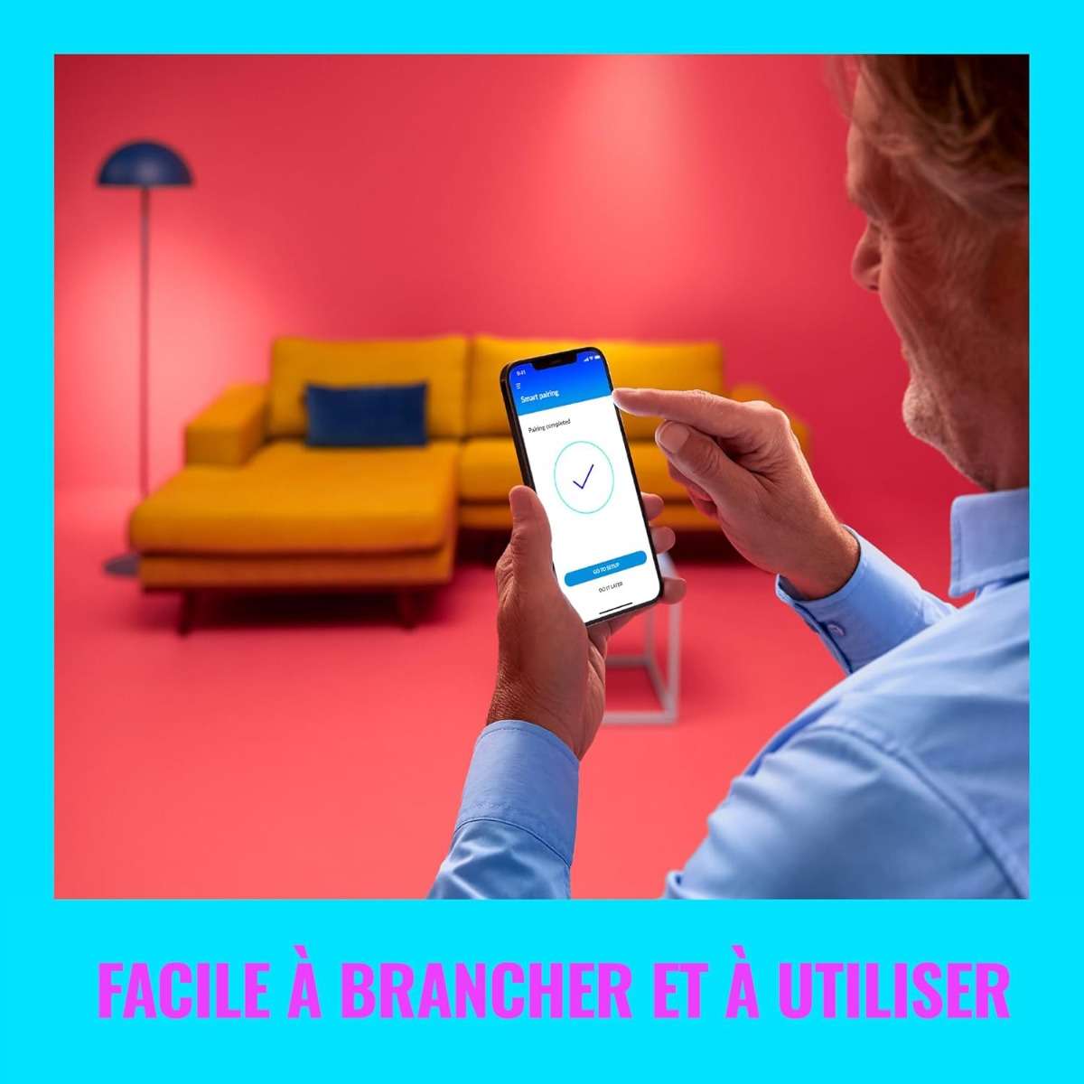 Philips WiZ Smart LED Light Strip 4M, Bright Output, RGBW, Wi-Fi & Bluetooth, Compatible with Alexa & Google - Type G Plug (Non-Extendable) 1