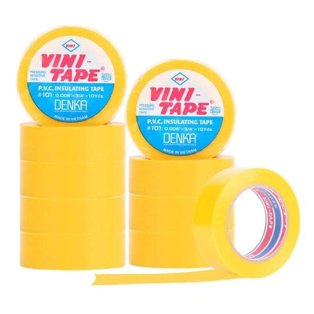 Vini Electrical Insulation PVC Tape Yellow 1