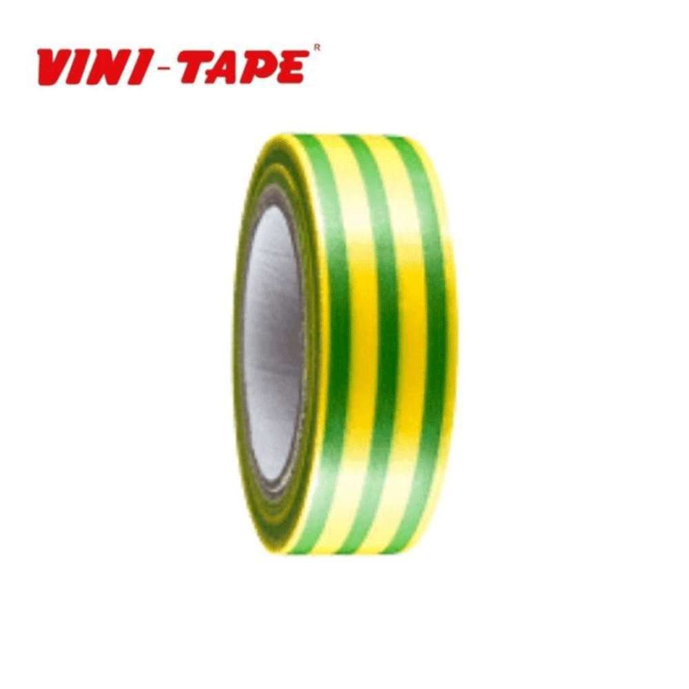 Vini Electrical Insulation PVC Tape Yellow Green 1