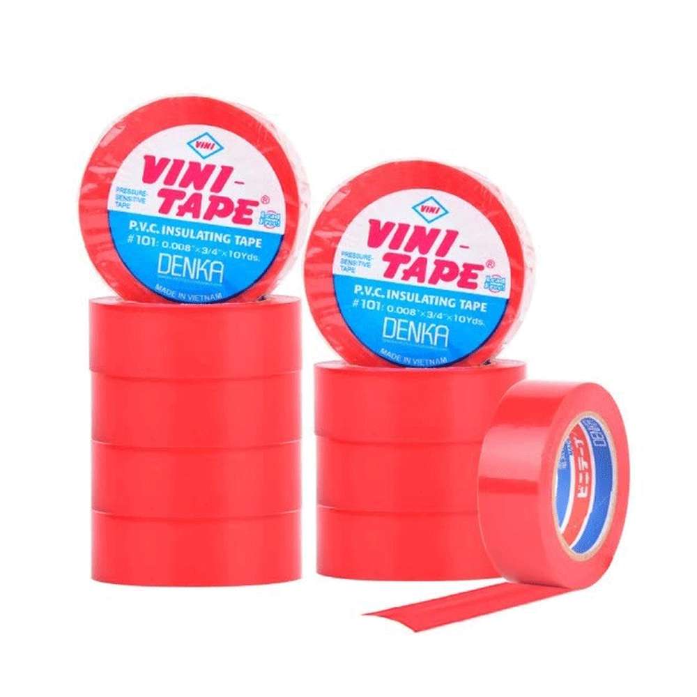 Vini Electrical Insulation PVC Tape Red 1