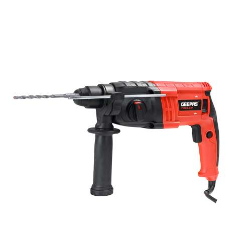Geepas 600W Rotary Hammer with 20mm SDS Plus Bits