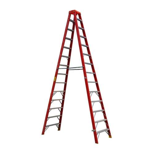 Penguin Fiberglass Double Sided Step Ladder FGDSPT 175 Kg Weight Capacity