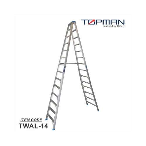 Topman 4M A Type 14 Step Aluminium Ladder