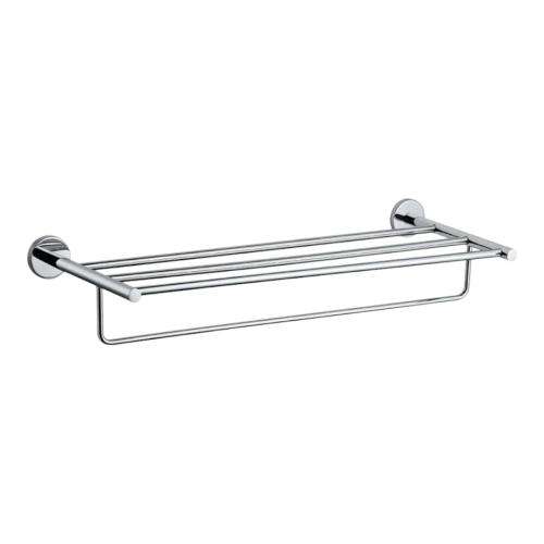 Jaquar 600 mm Stainless Steel Towel Shelf with Lower Hangers