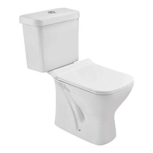 Essco Jaquar (AIS-WHT-101751S220SPPSMZ) 395 x 680 x775 mm (220 mm Strap) Bowl With Cistern For Coupled WC - White