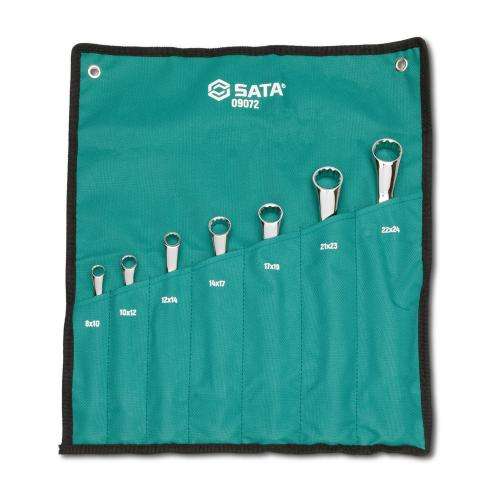 SATA ST09072SJ 7-Piece Metric Double Box End Wrench Set